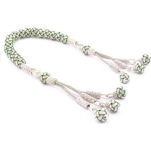 Silver Kazaz Model Prayer Rosary Men Rosary With Silver Tassel Arabic Tasbih Ornate Tassel 925 Sterling Silver Made in Turkey