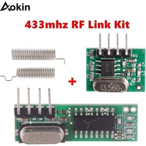 433 Mhz Superheterodyne RF Receiver and Transmitter Module 433Mhz Remote controls For Arduino uno Wireless module Diy Kits