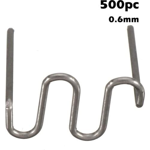 500pcs Car Bumpers Plastic Welding Machine Welding Wire Plastic Welders 0.6mm 0.8mm Bumper Bodywork Repairs Welding Wire