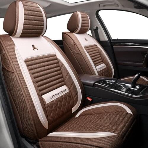 FeKoFeKo Flax Universal Car Seat covers for BMW all model 520 525 320 x3 x5 f10 f20 x1 x6 x4 e36 e46 auto accessories
