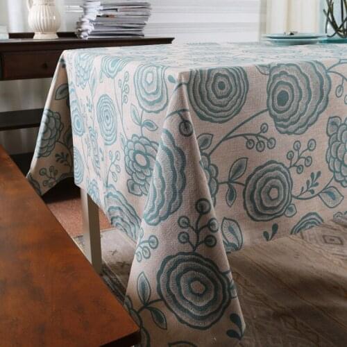 High quality woven home textile europe style blending tablecloth wedding christmas decoration kitchen table chair covers cloth