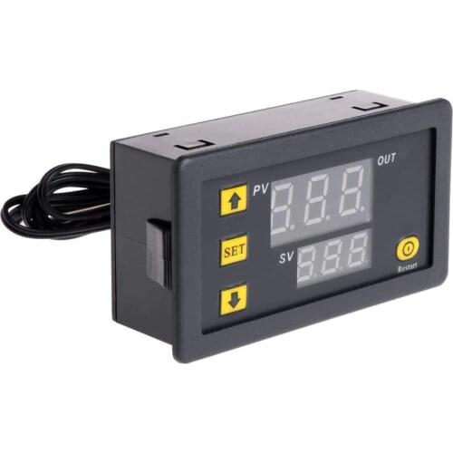 W3230 12V 24V AC 220V Probe line 20A Digital Temperature Controller LED Display Thermostat With Heat Cooling Control Instrument