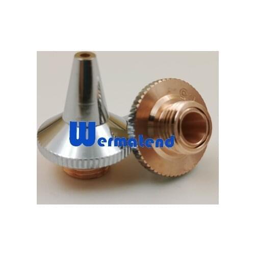 Wermatend 10pcs/lot Raytools Original 3D Laser Nozzle Gas Tip Double Layer D15 H19 M8mm Raytools nozzles Free shipping