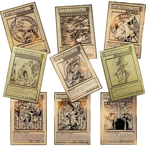 Yu-Gi-Oh! Duel Monsters Card Gold Card Flash Card Collection Card Gift Decoration Christmas gifts birthday gifts
