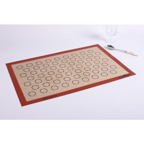 14.56X22.4 INCH Large 63-Cavity Macaron Macarron Bakeware Pastry Baking Sheet Oven Liner Mat Cake Mold FDA certific
