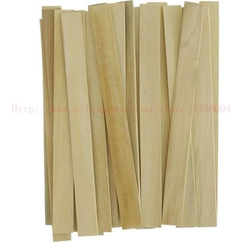 25/50/100PCS Wooden 8” Paint Sticks Wooden Paint Stirrers Bulk Hardwood for Wood Crafts Paint mixing