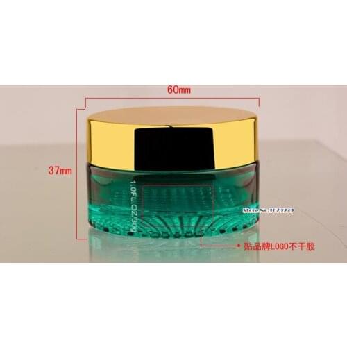 30g/30ml High Qualtiy Glass Bottle Cream Jar Nail Mask Cream Refillable Empty Cosmetic Makeup Container Bottle 200pcs/lot