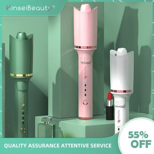 Auto Rotate Hair Curler Iron Rotating Ceramic Long-lasting Hair Styling3 Gear Temperature Adjustable Air Curler Styling Tools