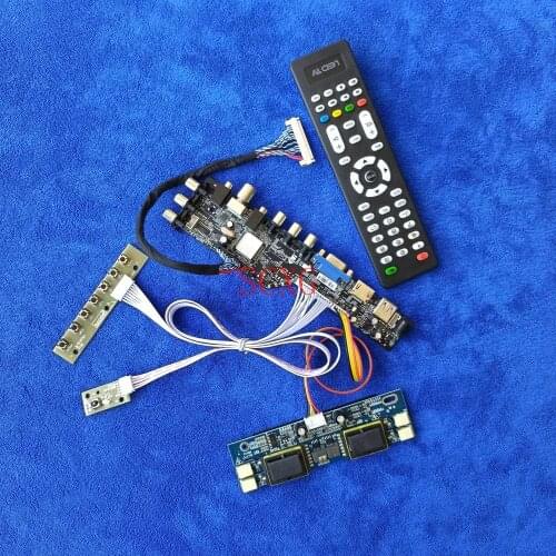 Digital DVB 1280*1024 4-CCFL For M170EN04/M170EN05/M170EN06/M170EN07 30-Pin LVDS USB VGA AV HDMI-compatible Controller Board KIT