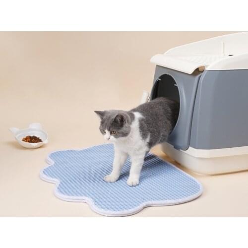 Double-layer Pet Cat Litter Mat Double Layer Cat Pads Waterproof Pet Litter Box Mat Pet Products Bed For Cats House Clean