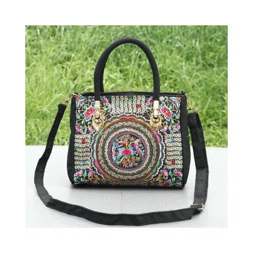 Fashion national embroidery women small shopping handbags!Nice embroidered lady shoulder&crossbody bag Hot Multi-use Canvas bags