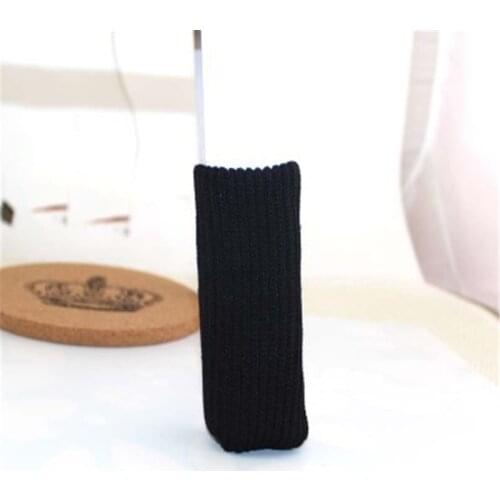 12pcs Chair Leg Socks Cloth Floor Protection Knitting Wool Socks Anti-slip Table Foot Furniture Feet Sleeve Cover Cat Scratching