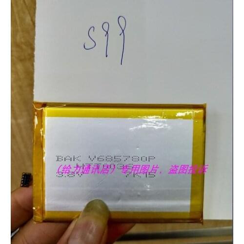 New V685780P Original homtom S99 Battery 6200 mAh for HOMTOM S99 Smart Phone with Repair Tools
