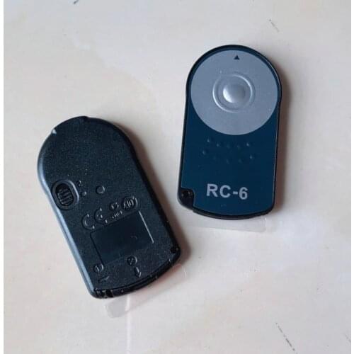 2pcs RC-6 RC6 IR Wireless Remote Control For 5DII III 7D 600D 550D 60D 1000D 500D 550D 450D 400D 350D 300D 7D 5D II 60D 600D