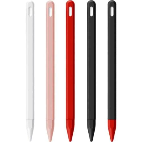 Tablet Touch Stylus Pen Protective Cover for Apple Pencil 2 Cases Portable Soft Silicone Pencil Case High Quality Accessory