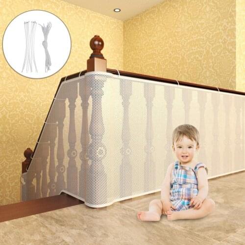 2m 3m Baby Safety Rope Net Balcony Protection Net Decoration Net Child Safety Net Home Staircase Protection Net