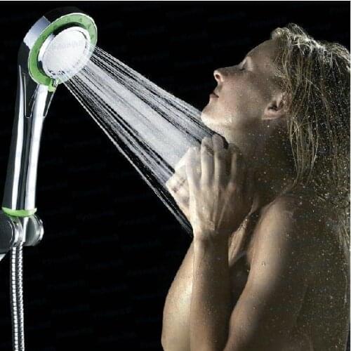 Superacids pressurized multifunction shower nozzle handheld water saving shower head