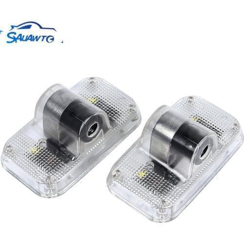 LED Car Door Logo Projector Shadow Light Accessories For Nissan Sylphy Xtrail X-Trail T31 Murano Z51 GTR GT-R R35 Old Teana J31