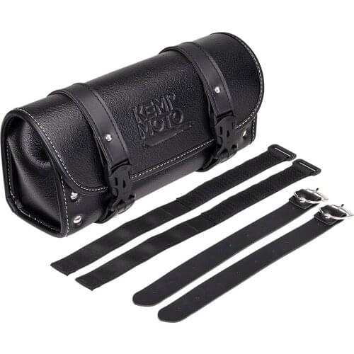 Universal Motorcycle Tool Bag Front Fork Bag Handlebar Roll Racing Tail Barrel Storage Touring Travel For Sportster For Dyna