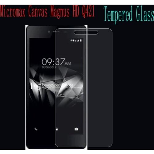 For Micromax Canvas Magnus HD Q421 High Quality Tempered Glass Film Explosion-proof Screen Protector protective cover