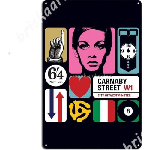 Swinging Sixties One Metal Signs pub Wall Decor Club Bar Funny Tin sign Posters