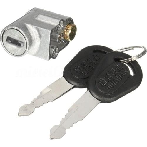 Safety lock Electrombile Battery Safety Pack Box Lock 2 key for Motorcycle Electric Bike Scooter E-bike Battery Lock #0417