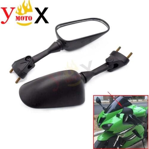 Sport Bike Motorcycle Rearview Rear View Mirror For Kawasaki ZX6R ZX-6R 636 2005-2008 2006 2007 ZX10R 2004-2008 04 05 06 07 08