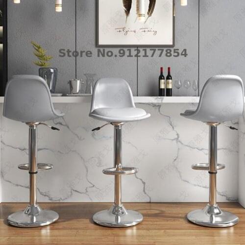 Bar Stools Modern Minimalist Lift Chairs Rotating Backrest High Stools Bar Stools Front Desk Household High Stools