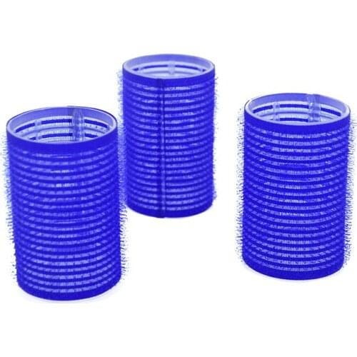 40mm 3pcs/Bags Curlers Large Automatic Self sticky Hair Rollers Plastic Hair Curling Easy Care DIY Hair Styling