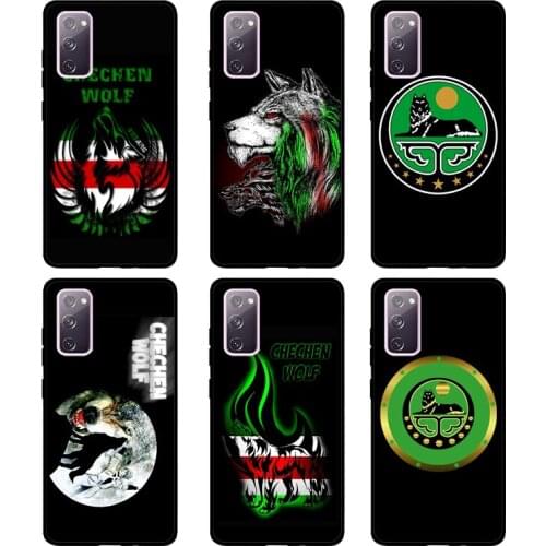 Chechen Wolf National Flag Case For Samsung Galaxy S20 Ultra FE S10e S8 S9 S10 Plus Note 10 9 Note 20 Ultra Cover