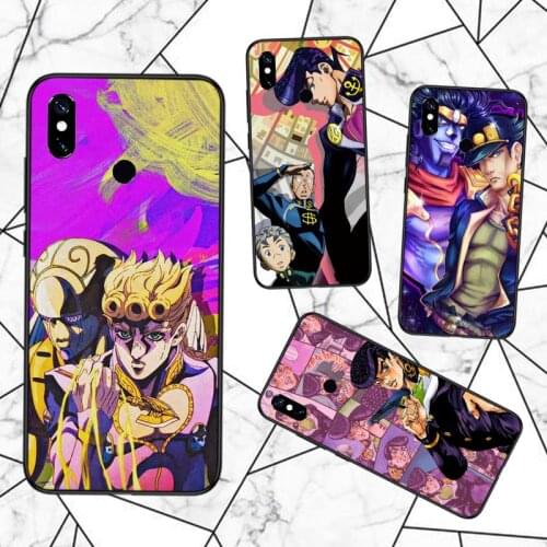 Anime JoJos Bizarre Adventure Phone Case For Xiaomi Redmi note 7 8 9 t max3 s 10 pro lite funda coque shell cover
