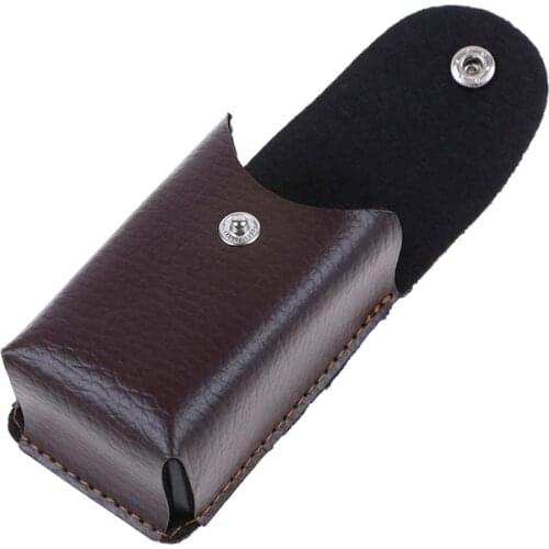 1PCS Men Women Unisex Reading Glasses Box Folding Protective Portable PU Leather Soft Bag