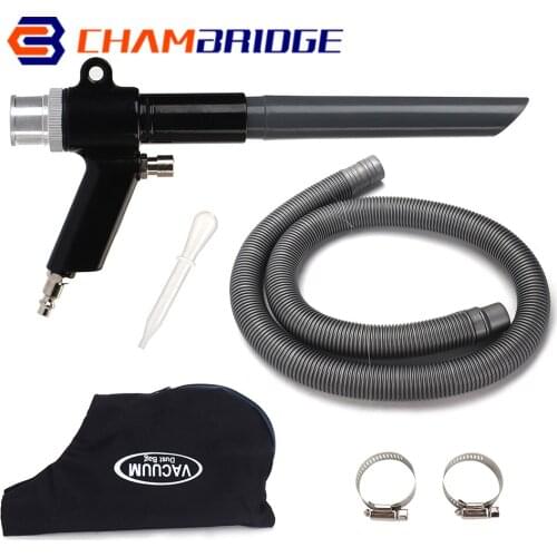 Air Duster Compressor Dual-purpose Blow / Suction Gun Pistol Type Pneumatic Cleaning Tool for Vacuuming and Dust Removal