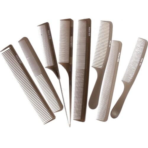 8PCS Professional Hair Styling Comb Set Barber Combs Kit for Salon Barbers Hair Hairbrush Hairdressing Hair Care Styling Tools