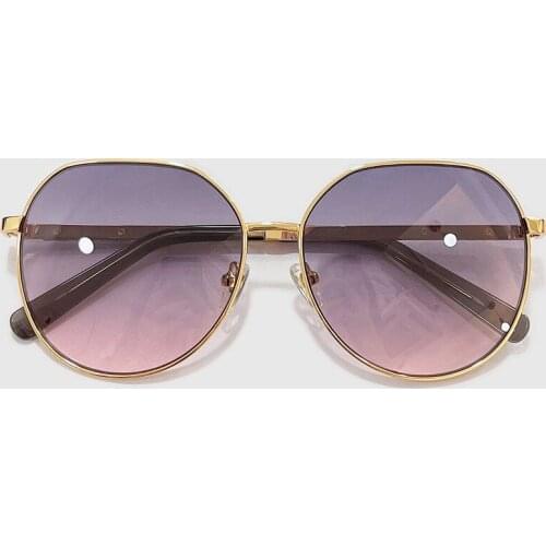 Metal Classic Vintage Women Sunglasses Brand Design Shades Lens Ladies Frameless Eyeglasses Oculos De Sol