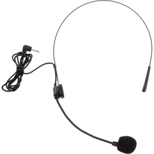 Back Electret Unidirectional Headband Microphone With Plug With Flexion Jack