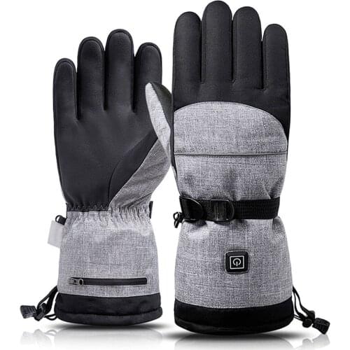Electric Heating Glove Skiing Glove Windproof Heating Glove USB Glove Riding Glove Winter Cycling Glove