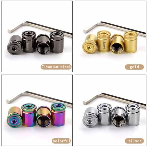 Anti-theft Auto Wheel Air Stem Cover Fashion Sports Valve Caps for Land Rover Discovery Mitsubishi Ralliart ASX Volkswagen Golf