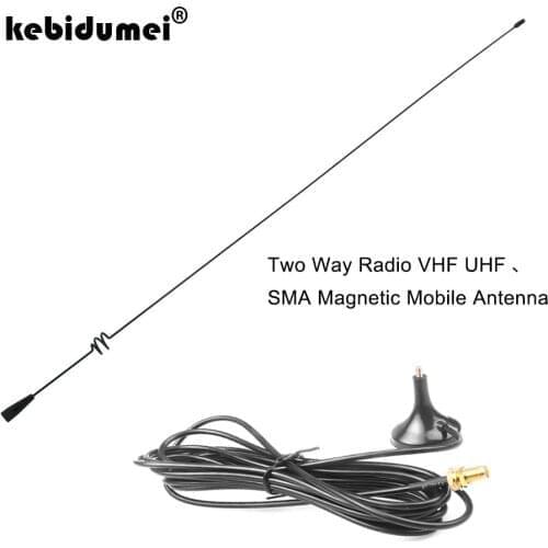 Radio VHF UHF SMA Magnetic Mobile Antenna SMA-F UT-108UV for Nagoya BAOFENG CB Radio Walkie Talkie UV-5R UV-B5 UV-B6 GT-3