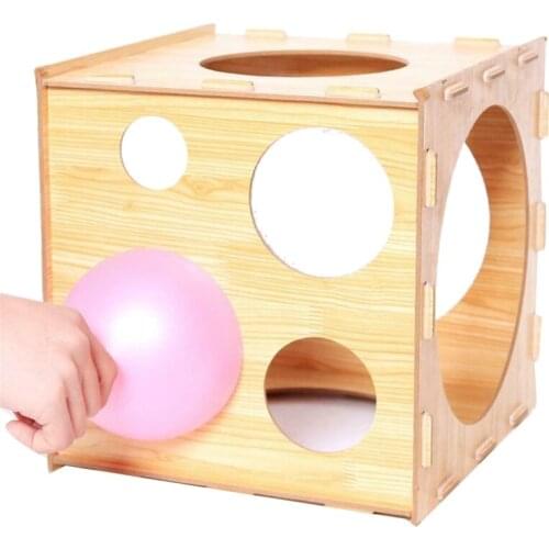 9 Holes Collapsible Balloon Sizer Box Measurement Tool Stable 2-10 Inch for Birthday Wedding Party