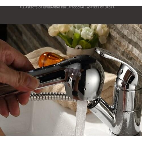 Dofaso Kitchen faucets Swivel Romovable Pull Out Down Water Saver Mixer Tap 360 bathroom basin faucet