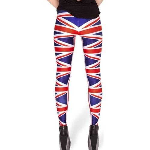 Fashion New Special Design Women The Galaxy Union Jack Cloection Printing Female Clothes Fitness Women Leggings GL88