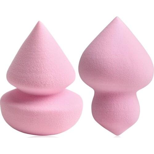2PCS Soft Cosmetic Puff Versatile Gourd Makeup Sponge Wet And Dry Make Up Foundation Sponge Face Powder Non-Latex Puff Sponge