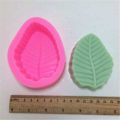 3D Big Leaf Silicone Soap Mold Fondant Tools Moon Cake Mold Cake Decorating Jello Mold SGS Certification Eco-Friendly Material