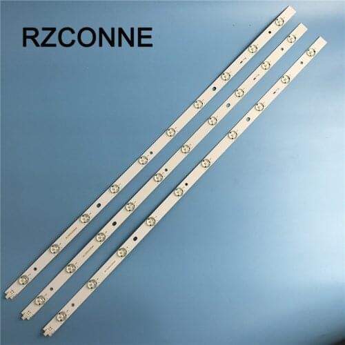 6pcs/lot 653mm 10 LED Backlight Lamp strip For AOC 32"TV TPT315B5 LED32B2200 31.5 SNB-C2 LE32920E T3264M EMGB23F5B007-F46