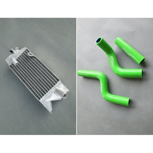 Aluminum Radiator&Silicone Hose for Kawasaki KX80 KX85 KX100 1998-2013 1999 2003 2004 2005 2006 2007 2010 2012 2013