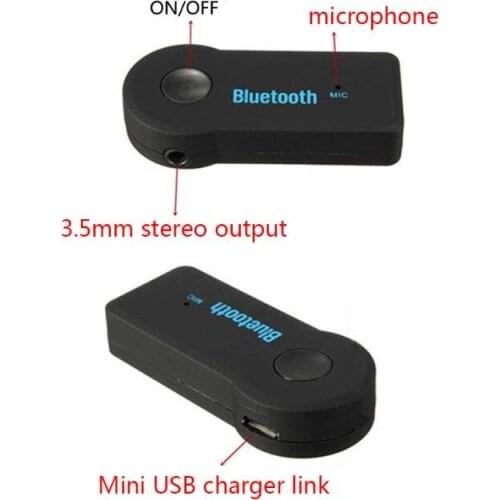 Wireless Bluetooth Receiver Adapter 4.1 Stereo 3.5mm Jack for Car Computer Music Aux For Headphone Handsfree