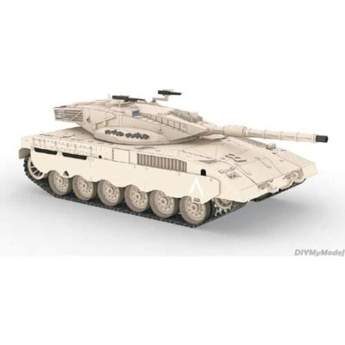 DIYMyModel Battle Tank MK2 Israeli Merkava 3D Paper Model DIY Toy