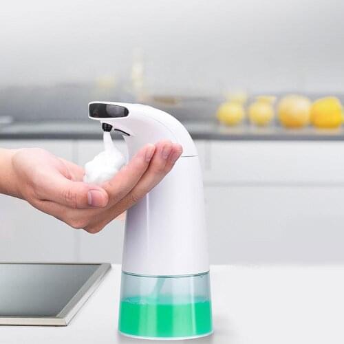 250ml Liquid Soap Dispenser Contactless Infrared Sensor Induction Foam Dispenser Pump Automatic Foam Soap Dispenser Intelligent