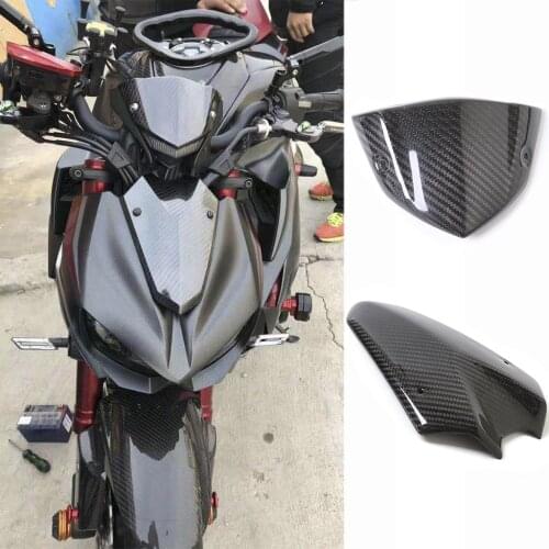Real Carbon Fiber For Kawasaki Z1000 2014 2015 2016 Windshield Wind Deflector Windscreen Upper Lower Cover Motorcycle Accessory